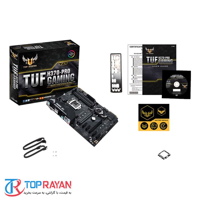 مادربرد ایسوس مدل  TUF H370-PRO GAMING LGA 1151 - 3