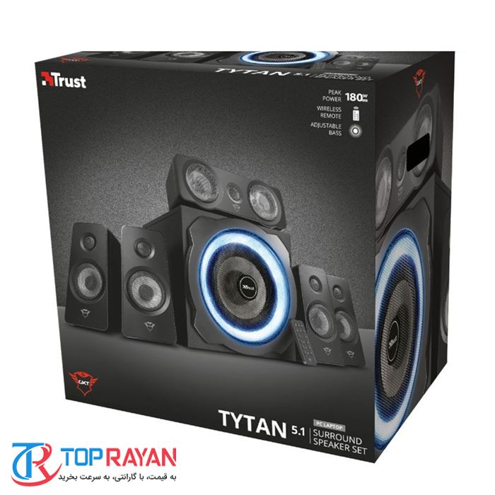 اسپیکر گیمینگ تراست مدل GXT 658 Tytan 5.1 - 4