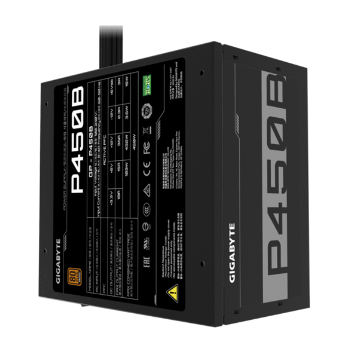 پاور 450 وات گیگابایت مدل P450B Black - 4