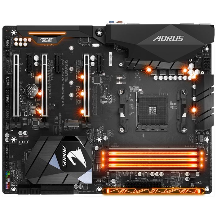 GIGABYTE GA-AX370-Gaming K5  (rev. 1.0) Motherboard - 8