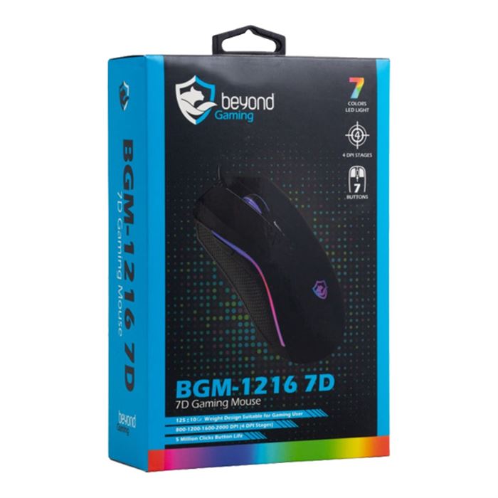 ماوس گیمینگ بیاند مدل BGM-1216 7D - 4