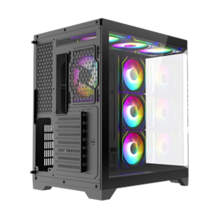 کیس گیم مکس مدل GAMEMAX CASE HYPE-A BLACK - 4
