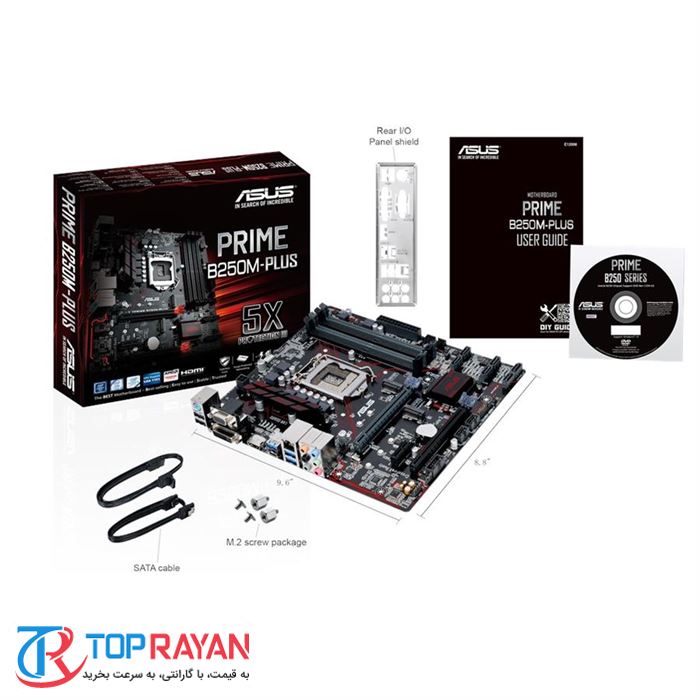 مادربرد ایسوس مدل PRIME B250M-PLUS DDR4 سوکت 1151 - 2