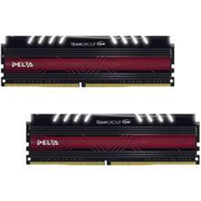 رم دسکتاپ DDR4 دو کاناله 2400 مگاهرتز CL15 تیم گروپ مدل Delta ظرفیت 16 گیگابایت - 4