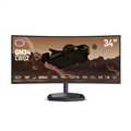 Cooler Master GM34-CWQ2 34 Inch UWQHD 0.5ms (MPRT) 2ms (GtG) 165Hz VA Curved Gaming Monitor
