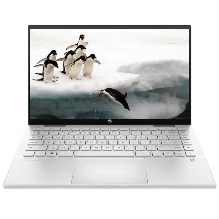 لپ تاپ 14 اینچی اچ‌پی مدلPavilion x360 Convertible 14t DY000-3AS پردازنده Core i3 (1125G4) رم 8GB حافظه 512GB SSD گرافیک intel 