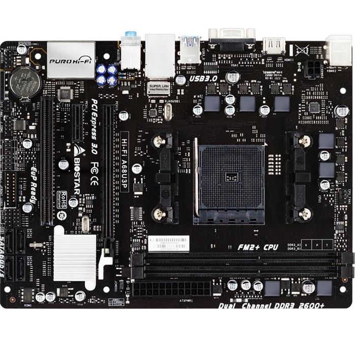 مادربرد بایوستار مدل Hi-Fi A70U3P Ver 6.2 سوکت +FM2 - 5