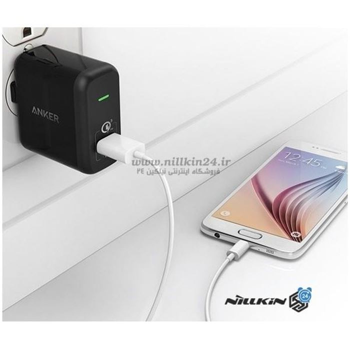 شارژر دیواری انکر 18 وات مدل Quick Charge 3.0 Power Port plus 1 B2013L11 - 8