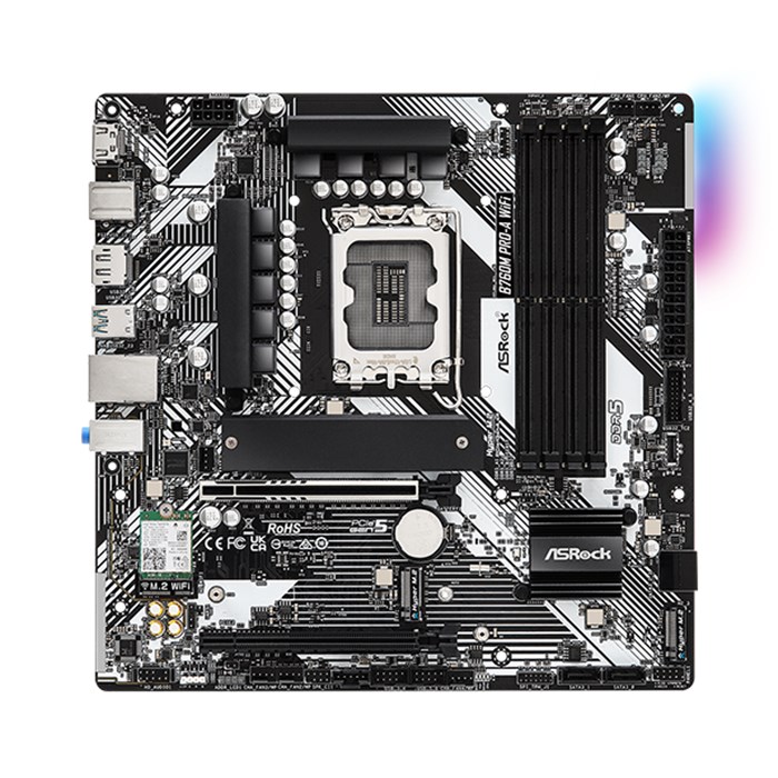 مادربرد ازراک مدل B760M PRO-A WIF D5 - 3
