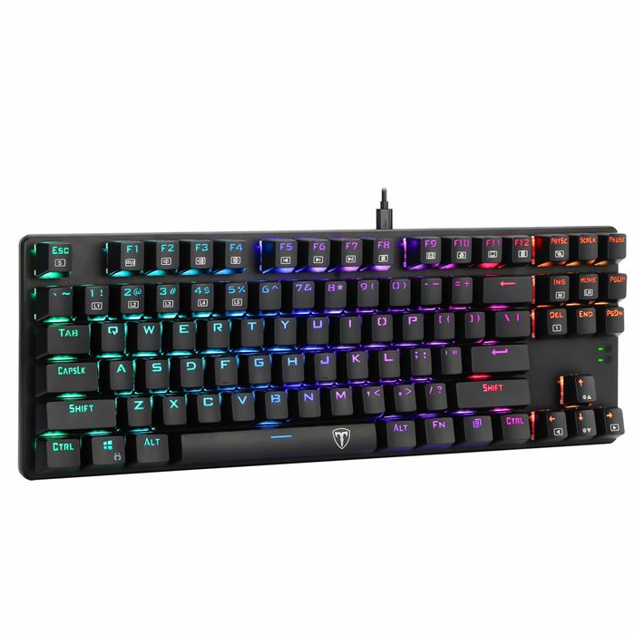 کیبورد گیمینگ تی دگر T-Dagger Bora T-TGK315 RGB (سوییچ قرمز)  - 3