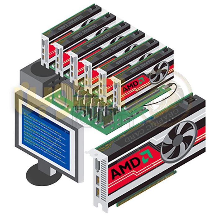 6x Sapphire Radeon NITRO+ RX 580 8GB