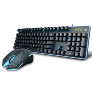 Rapoo  V100S Backlit Gaming Keyboard & Optical Gaming Mouse