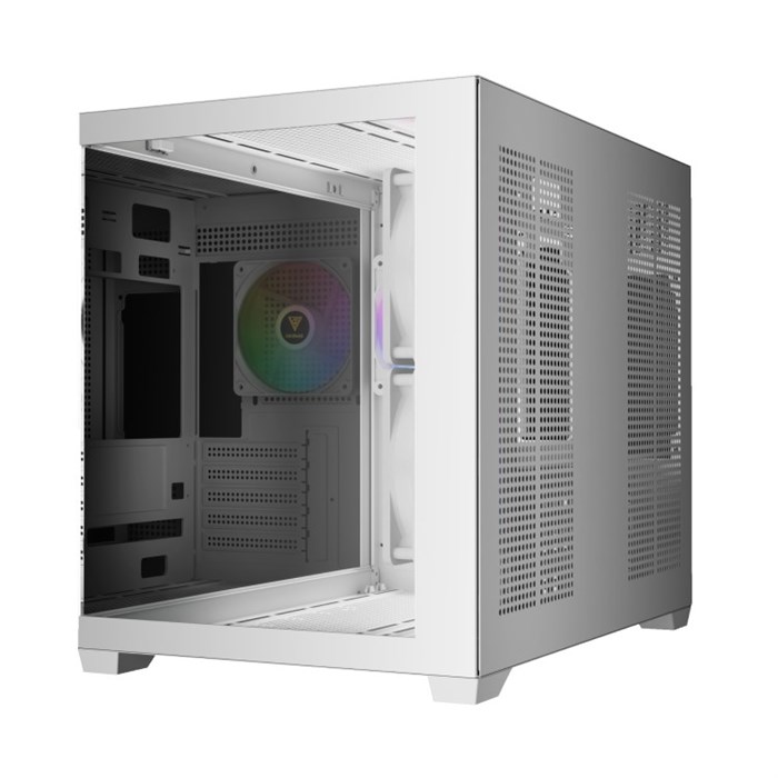 کیس گیمینگ گیم دیاس AURA GC10M ARGB WH - 4