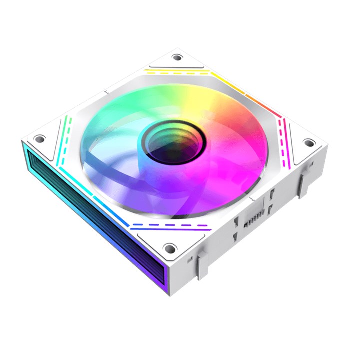 فن کیس گیمینگ گیم مکس مدل FN12A-S3I RB White - 6