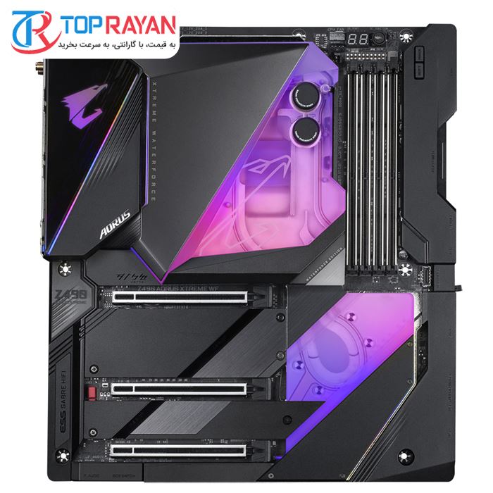 مادربورد گیگابایت مدل Z490 AORUS XTREME WATERFORCE سوکت 1200 - 2