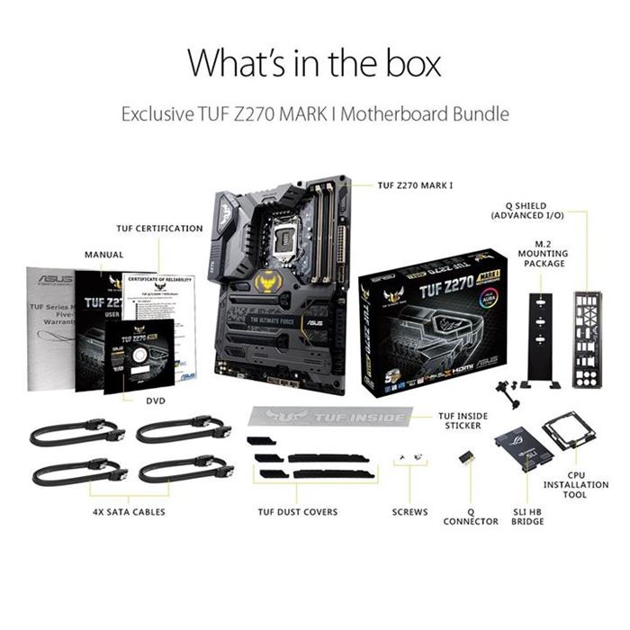 مادربرد ایسوس مدل TUF Z270 MARK 1 - 6