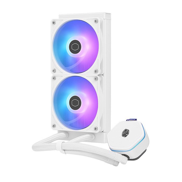 خنک کننده مایع پردازنده کولر مستر مدل MASTERLIQUID 240mm ATMOS II White - 2
