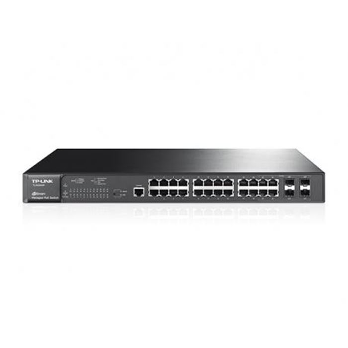 سوییچ مدیریتی گیگابیتی 24 پورت PoE Plus تی پی-لینک به همراه 4 پورت Combo SFP مدل TL-SG3424P - 4