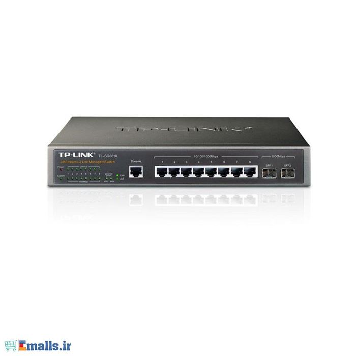 سوییچ مدیریتی 8 پورت تی پی-لینک مدل TL-SG3210 - 5