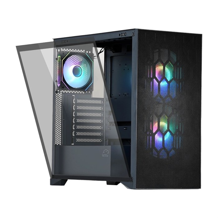 کیس گیمینگ مشکی تسکو مدل GC4508 Thunderwave - 8