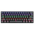 T-Dagger Arena T-TGK321 Mini Rainbow RGB (Blue Switch) Mechanical Gaming Keyboard