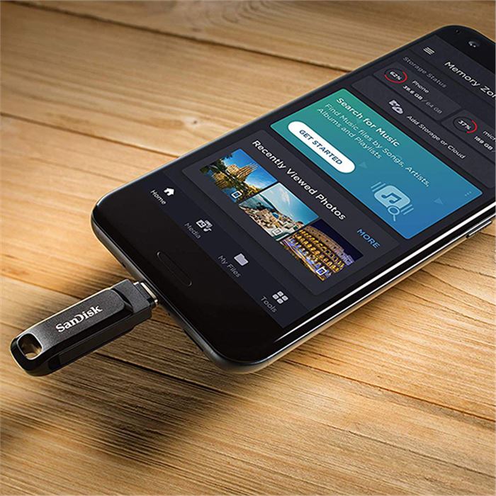 فلش مموری سن دیسک Sandisk Ultra Dual Drive Go ظرفیت 32 گیگابایت - 3