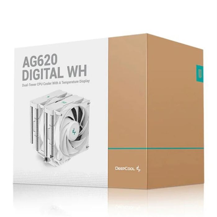 خنک کننده پردازنده دیپ کول سفید مدل AG620 Digital - 5