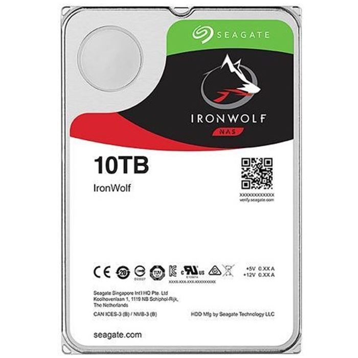هارد دیسک سیگیت مدل آیرون ولف ST۱۰۰۰۰VN۰۰۰۸ با ظرفیت ۱۰ ترابایت
