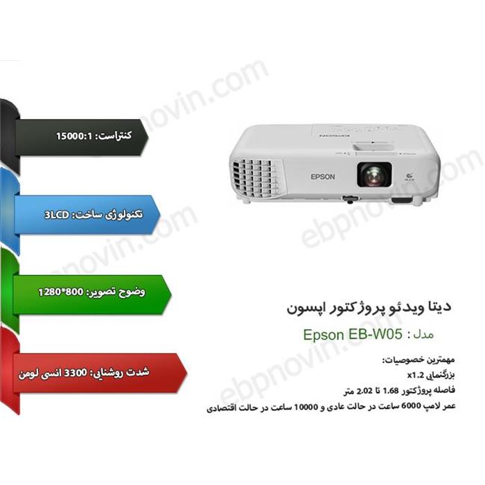 ویدئو پروژکتور اپسون مدل EB-W۰۵ - 8