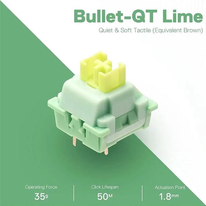 سوئیچ کیبورد مکانیکال ردراگون A113 Bullet QT - 2