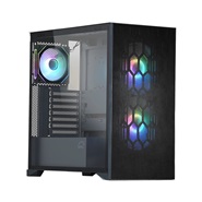 Tsco GC4508 Thunderwave Black Gaming Computer Case
