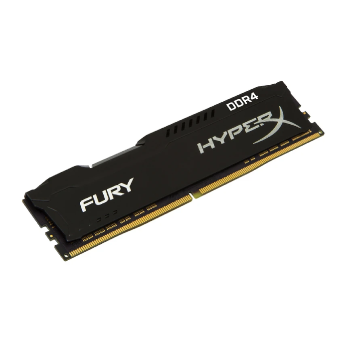 رم کامپیوتر DDR4 تک کاناله 3200 مگاهرتز CL16 کینگستون مدل HyperX FURY ظرفیت 8 گیگابایت - 3