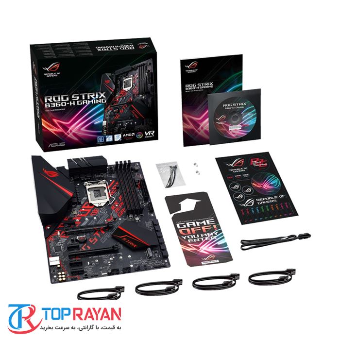 مادربرد ایسوس مدل راگ استریکس B360-H گیمینگ - 5