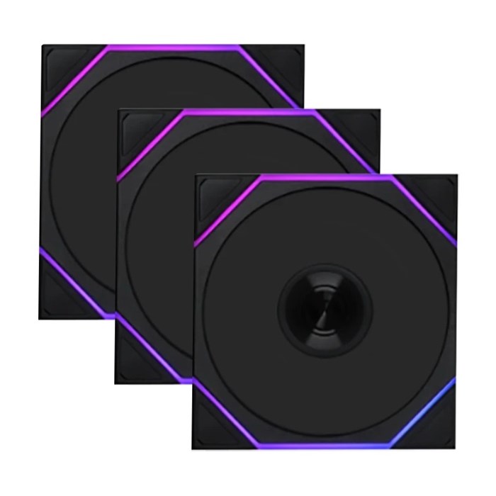 فن کیس لیان لی UNI FAN TL120 Wireless بسته 3 عددی مشکی