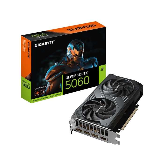 کارت گرافیک گیگابایت GeForce RTX™ 5060 WINDFORCE MAX OC 8G