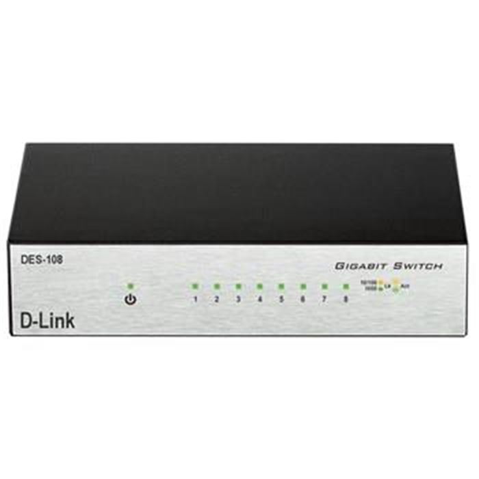 سوییچ 8 پورت دسکتاپی دی-لینک مدل DES-108 - 2