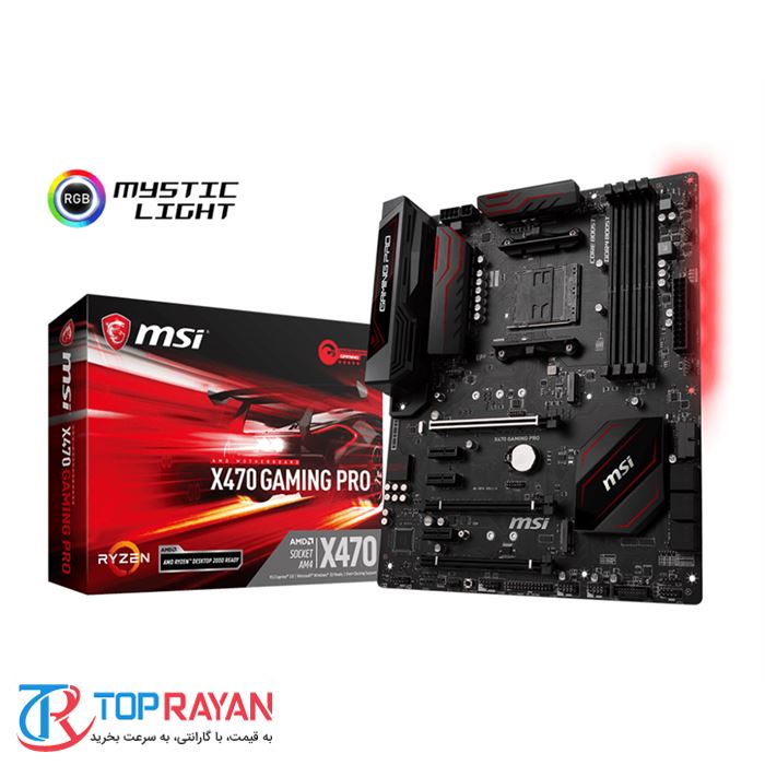 مادربورد ام اس آی مدل X470 Gaming Pro - 2