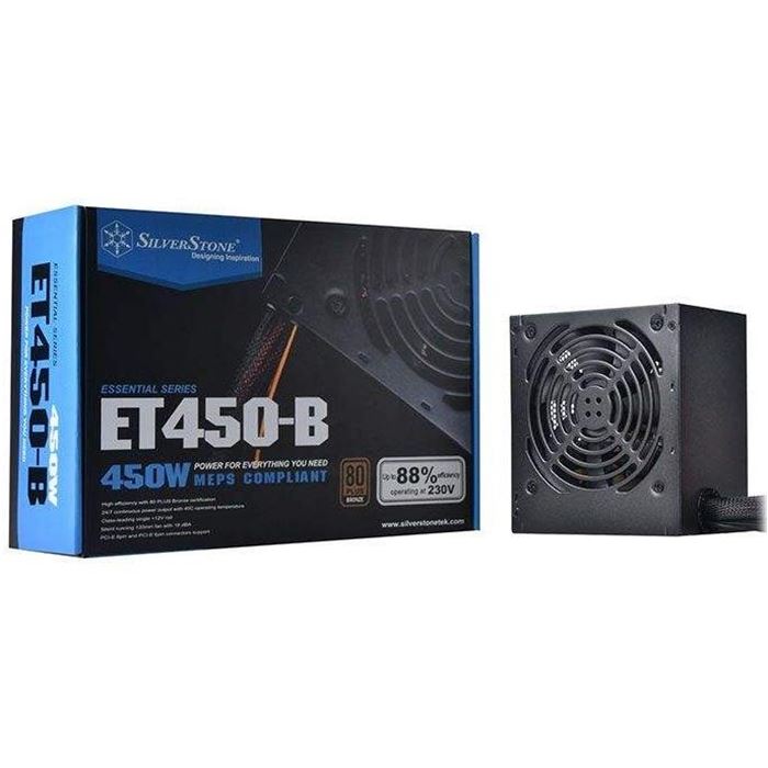 منبع تغذیه کامپیوتر سیلوراستون مدل Essential SST-ET۴۵۰-B