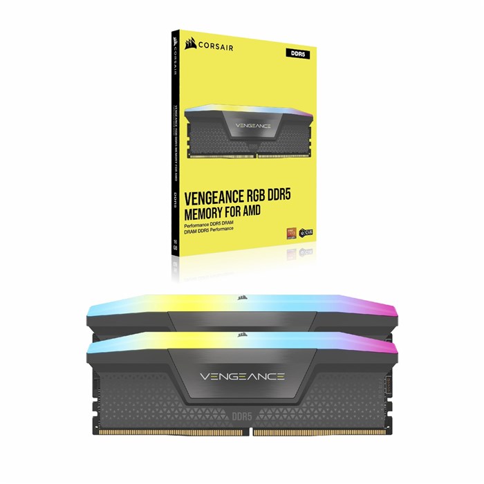 رم کامپیوتر DDR5 دو کاناله 6000 مگاهرتز CL30 کورسیر Vengeance RGB AMD Expo ظرفیت 64 گیگابایت - 3