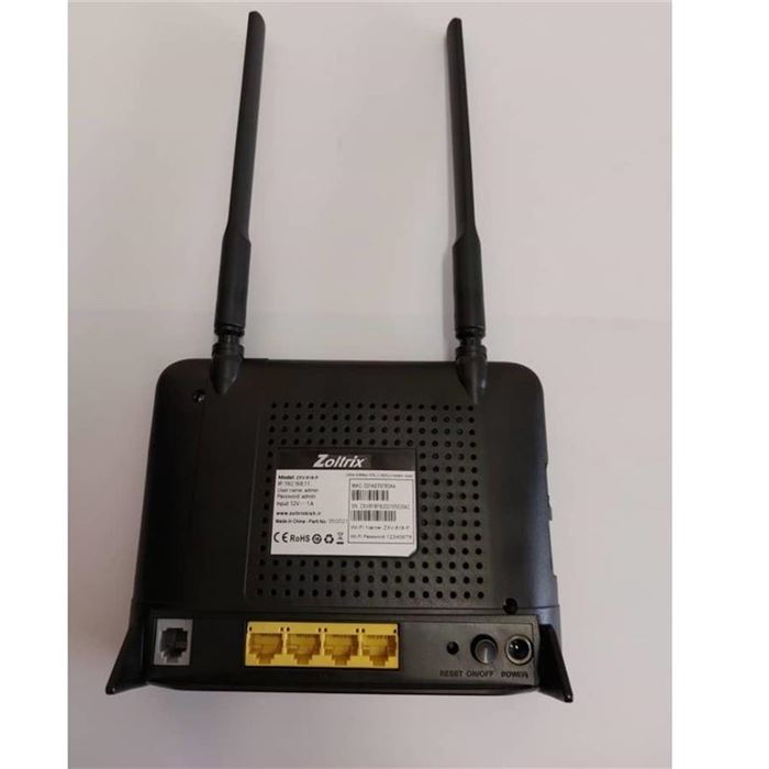 مودم روتر VDSL/ADSL زولتریکس مدل ZXV818P - 3