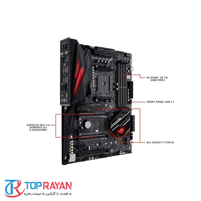 مادربرد ایسوس مدل ROG Crosshair VII HERO WiFi AM4 X470 - 5