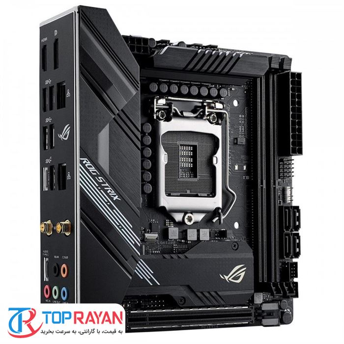 مادربرد ایسوس مدل ROG STRIX H470-I GAMING WI-FI DDR4 سوکت 1200 - 4