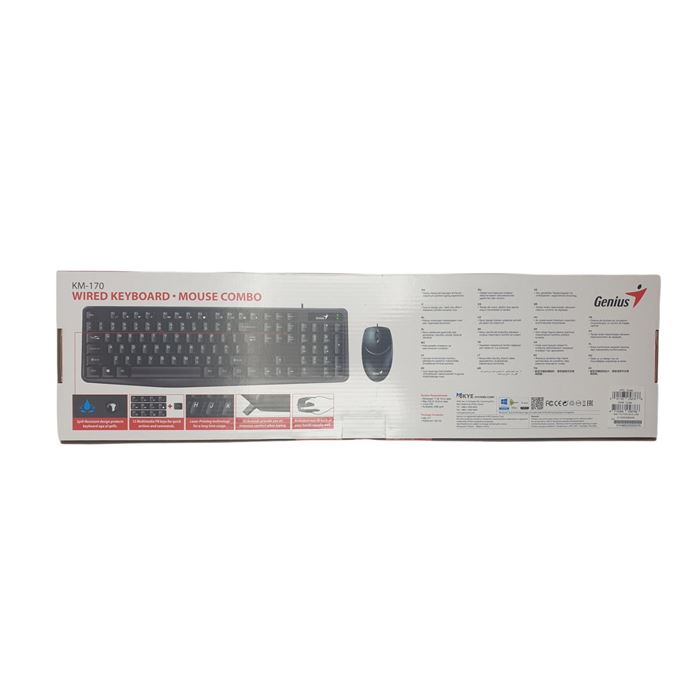 کیبورد و ماوس جنیوس مدل KM-170 - 7