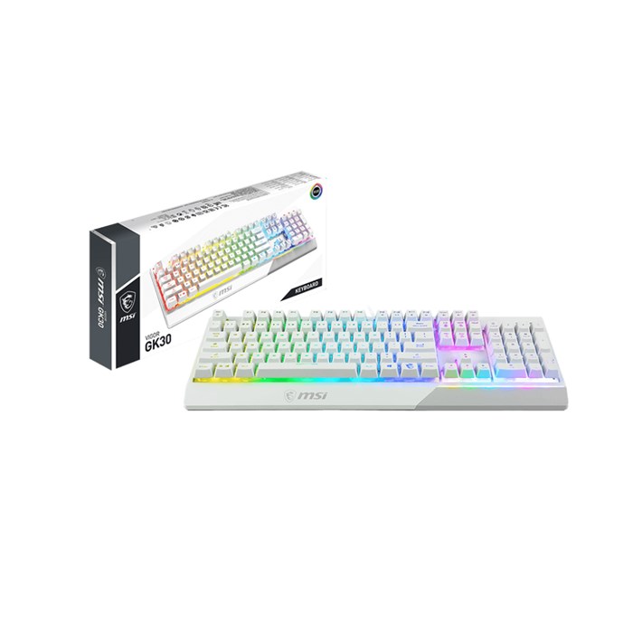 کیبورد گیمینگ ام اس آی VIGOR GK30 White - 5