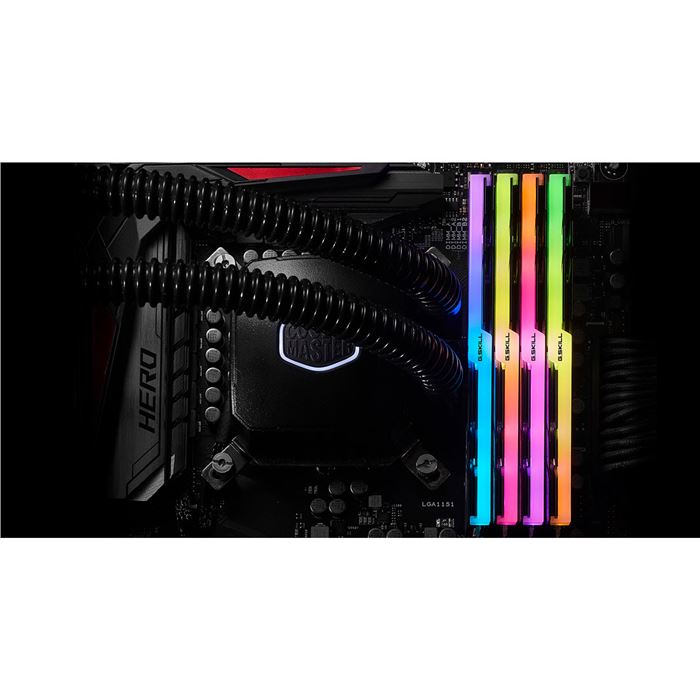 رم دسکتاپ DDR4 چهار کاناله 3600 مگاهرتز CL18 جی اسکیل مدل TRIDENTZ RGB ظرفیت 64 گیگابایت - 5