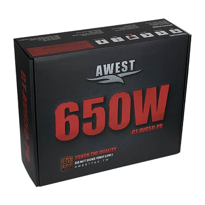 پاور اوست 650 وات مدل GT-AV650-PB - 7