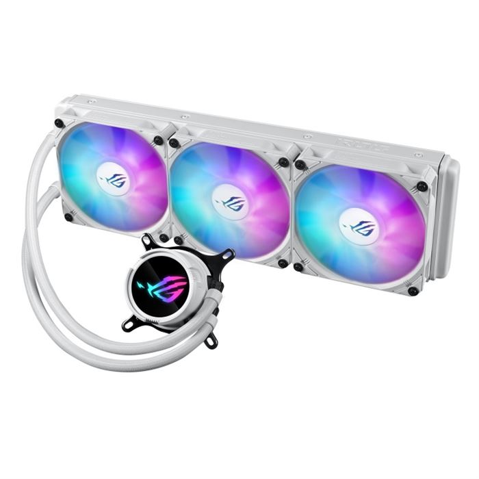 فن مایع پردازنده ایسوس سفید ROG Strix LC III 360 ARGB - 2