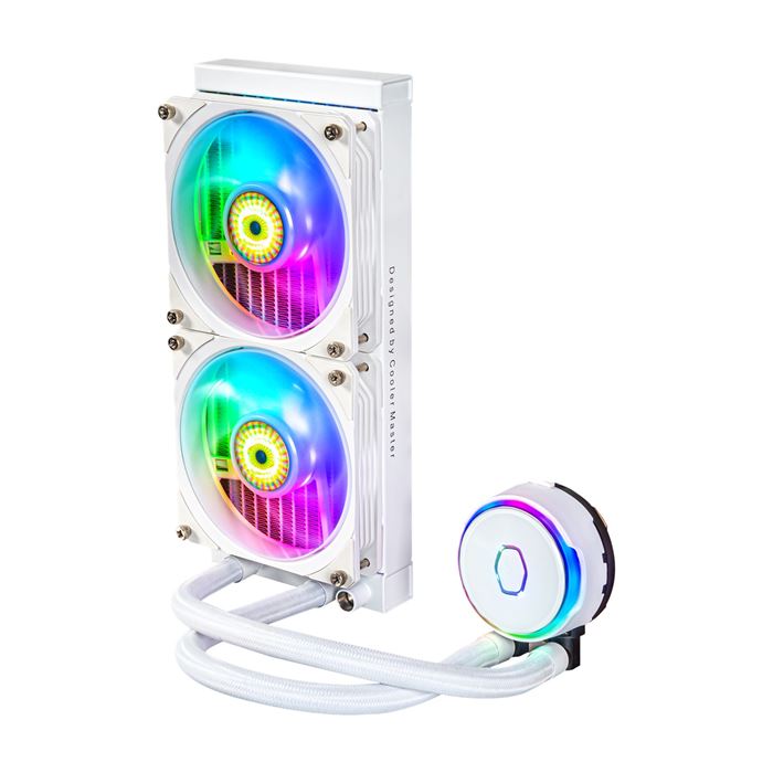 فن خنک کننده پردازنده کولرمستر مدل MASTERLIQUID PL240 FLUX WHITE EDITION - 3