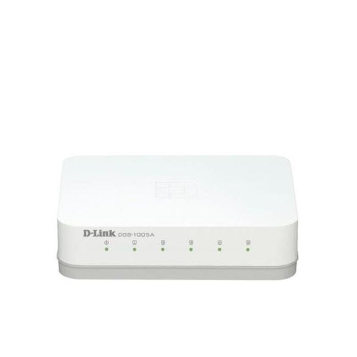 سوییچ دسکتاپ 5 پورت گیگابیتی دی-لینک مدل DES-1005A - 5