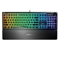 SteelSeries Apex 3 Water Resistant RGB Lighting Whisper Quiet Keyboard 